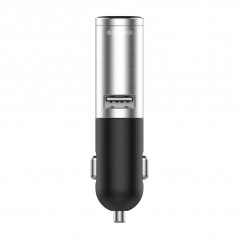 Laddare och kablar - Billaddare med USB och bluetooth-headset 2-i-1