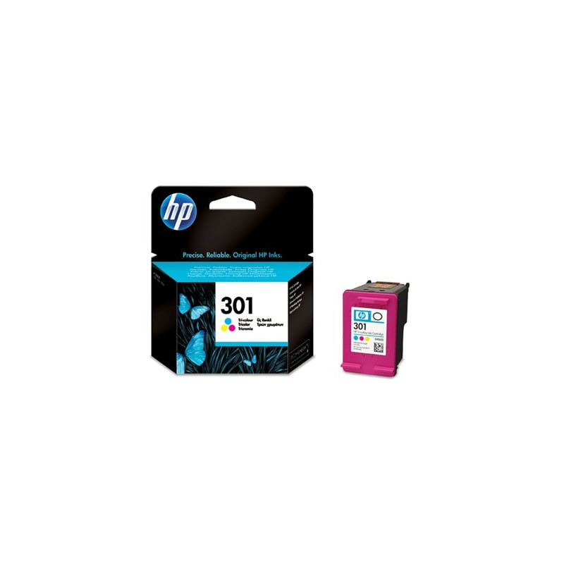 Bläckpatron HP färg Skrivare/Printer tillbehör - Bläckpatron HP 301 CH562EE färg