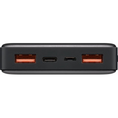 Portabla batterier - Goobay PowerBank batteri på 15.000mAh 3A QC3.0