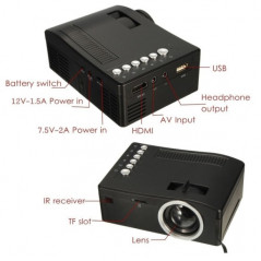 Projektorer - Mini-projektor med HDMI och fjärrkontroll
