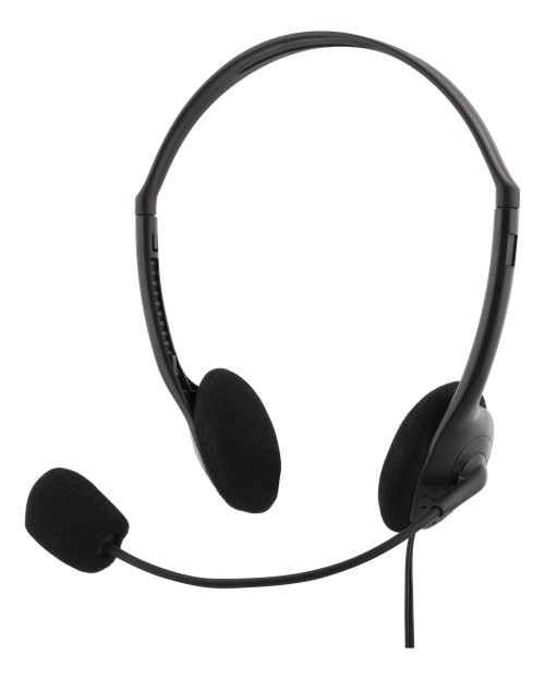 Deltaco headset 1x 3.5 mm 4-polig