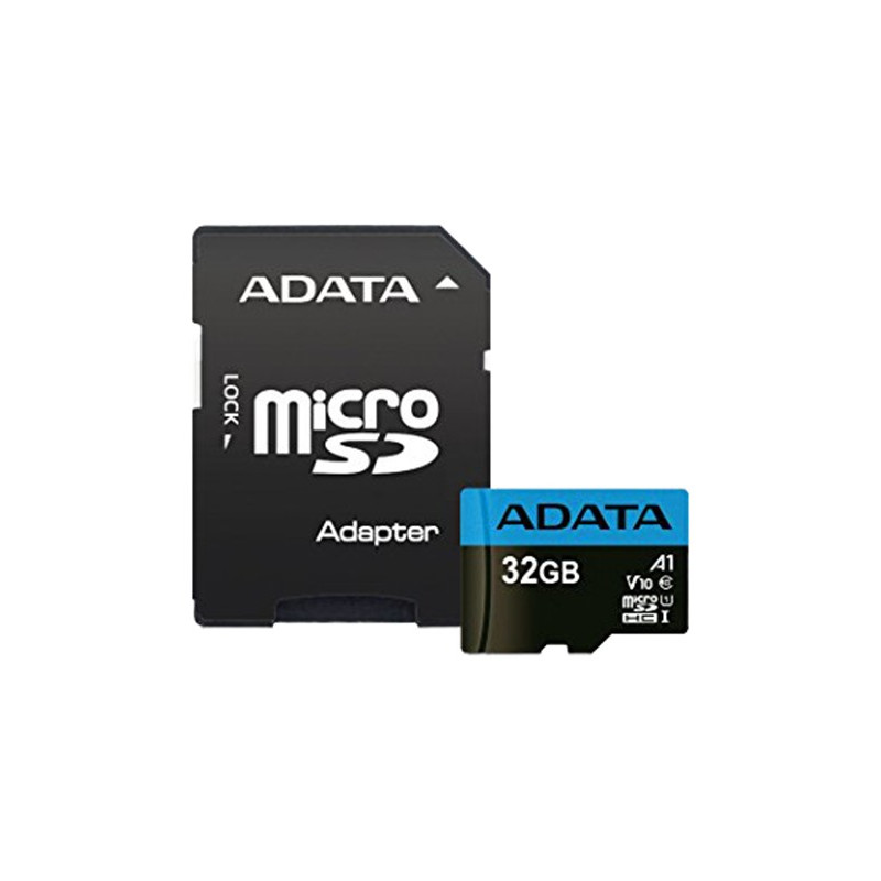 Minneskort - Adata 32 GB microSDHC + SDHC (Class 10)