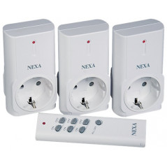 Annat kul - Fjärrstyrda eluttag 3-pack