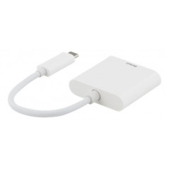 Skärmkabel & skärmadapter - USB-C Multiport till HDMI-adapter med USB-C-laddport