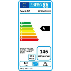 TV-apparater - Samsung 55-tums Curved UHD 4K Smart-TV