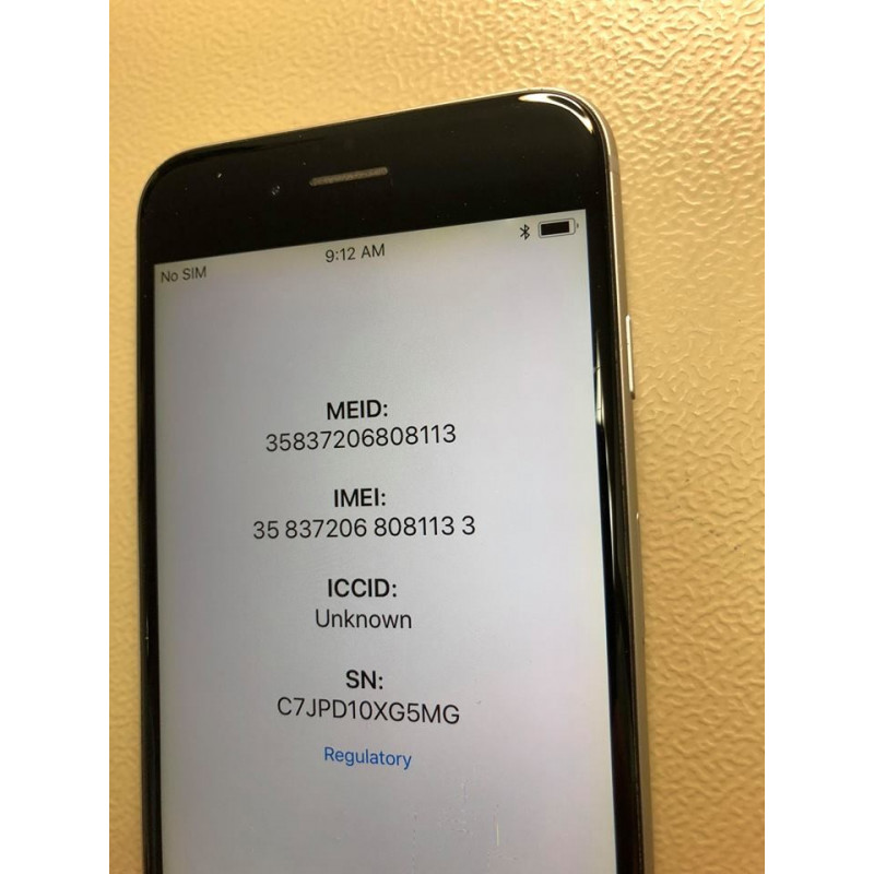 iPhone begagnad - iPhone 6 64GB Space Grey (beg med gul skärm) (max iOS 12)