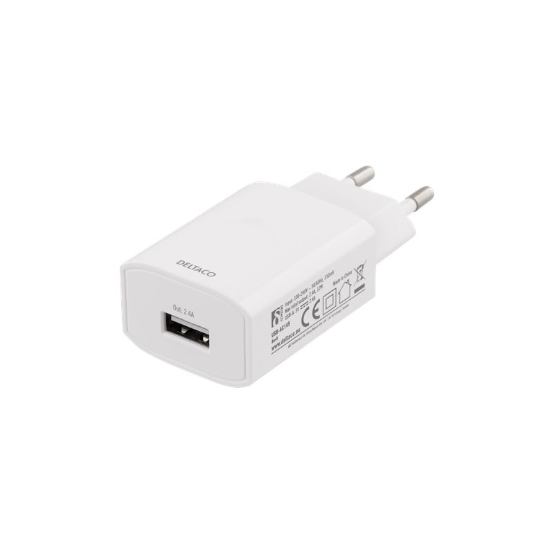 Tillbehör - Strömadapter för USB-laddare 2.4A