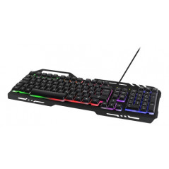 Gaming-tangentbord - Deltaco gaming-tangentbord med RGB-belysning och tysta membranbrytare