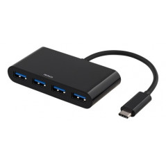 USB-kablar & USB-hubb - USB-C-hubb med 4 USB 3.1-portar