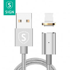 Laddare och kablar - Lightningkabel med magnetkontakt (silver)