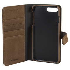 Skal och fodral - Plånboksfodral i läder till iPhone 7/8 Plus
