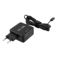 Universal laddare dator - Deltaco USB-C-laddare 18W för bärbara datorer