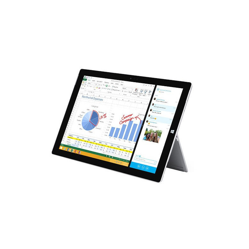 Laptop 13" beg - Microsoft Surface Pro 3 256GB (beg utan tangentbord)