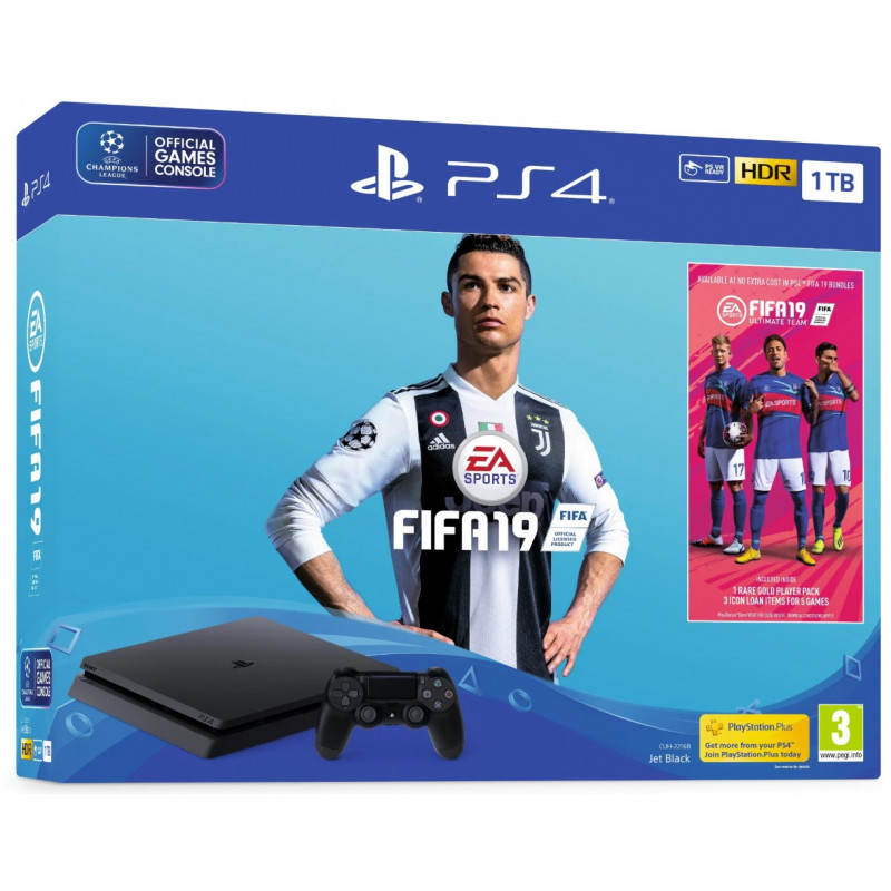 Playstation 4 - Sony Playstation 4 slim 1TB + FIFA 19 (box)