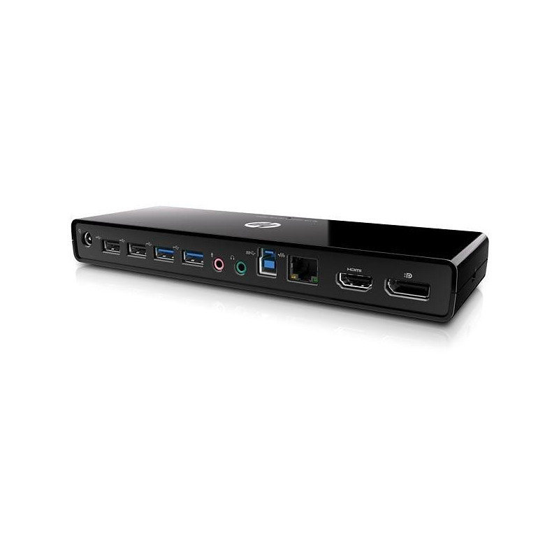 Dockningsstation för dator - HP USB 3.0-dockningsstation av universalmodell
