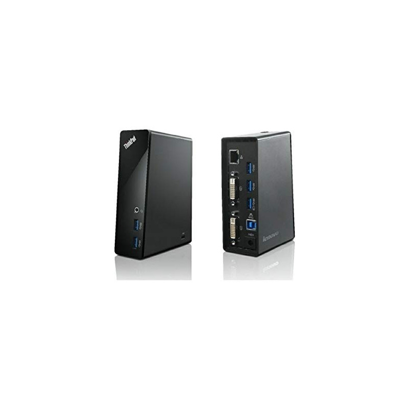 Dockningsstation för dator - Lenovo dockningsstation Thinkpad USB 3.0 till Lenovo (beg)