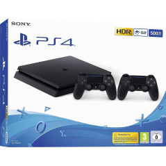 Playstation 4 - Sony Playstation 4 slim 500GB med 2 handkontroller