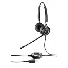 Begagnat - Jabra Biz 2400 headset med USB-anslutning (beg)