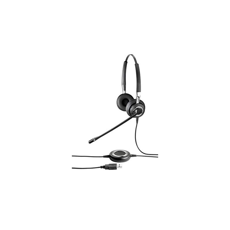 Begagnat - Jabra Biz 2400 headset med USB-anslutning (beg)
