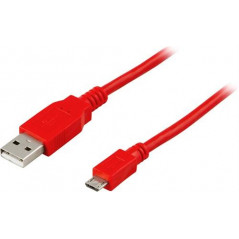 USB-kablar & USB-hubb - MicroUSB-kabel som finns i flera färger