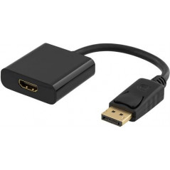Skärmkabel & skärmadapter - Aktiv DisplayPort till HDMI-adapter med ljud