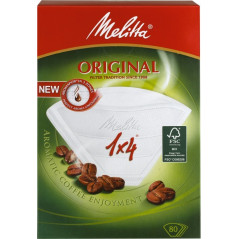 Kaffekokare och espressomaskin - Melitta Kaffefilter 1x4 80-pack