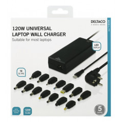Universal laddare dator - 120 watts universalladdare för bärbara datorer