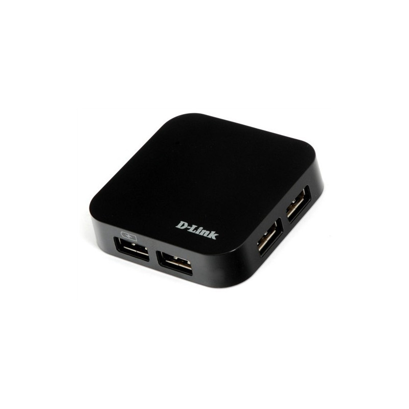 USB-kablar & USB-hubb - D-link USB-hubb 4 portar med AC-adapter
