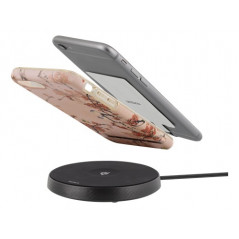 Skal och fodral - QI Adapter för trådlös laddning, Lightning från Deltaco