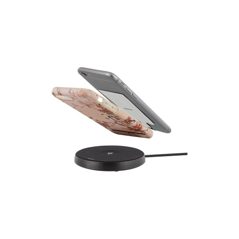Skal och fodral - QI Adapter för trådlös laddning, Lightning från Deltaco