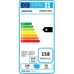 TV-apparater - Samsung 55-tums Curved UHD 4K Smart-TV