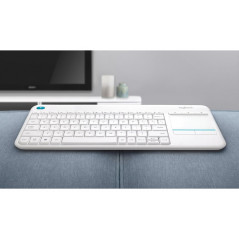 HTPC-tangentbord - Logitech K400 Plus trådlöst mediatangentbord