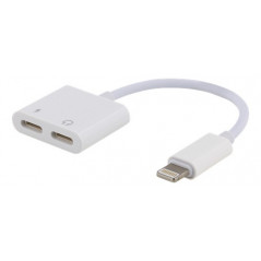 Adapter till smartphone - SiGN Lightning till dual lightning-adapter