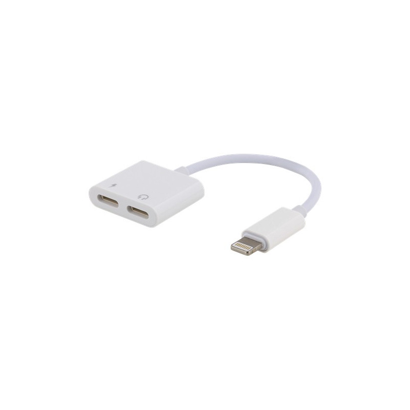 Adapter till smartphone - SiGN Lightning till dual lightning-adapter