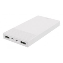 Portabla batterier - Slimmad Powerbank 10000mAh från Deltaco med 2.1A