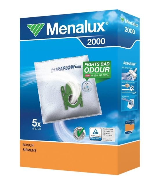 Menalux 2000 dammsugarpåsar till Bosch och Siemens