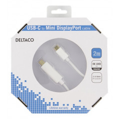 Skärmkabel & skärmadapter - USB-C till MiniDisplayPort-kabel 2m