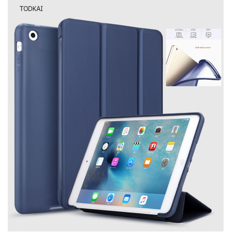 iPad Mini - Fodral med stöd till iPad Mini 4 Mörkblå