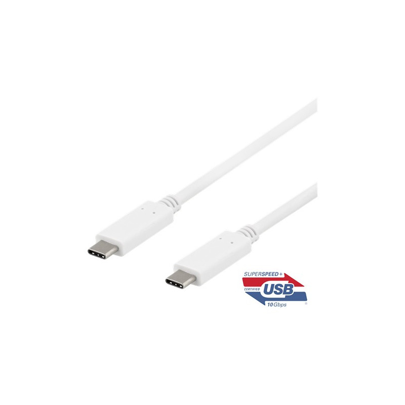 Datortillbehör - USB-C till USB-C-kabel (USB 3.1 Gen 2) 100W 5A E-marked