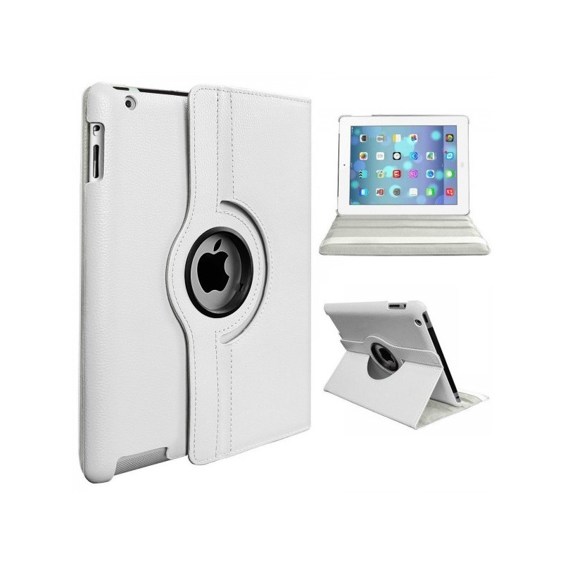 iPad Air - Fodral med roterande stöd till 9.7" iPad Air 1/2 & 2017/2018 (5th/6th) White