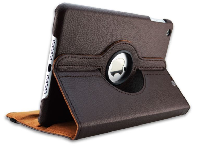 Fodral med roterande stöd, iPad Air 1/2 och 2017/2018 brown