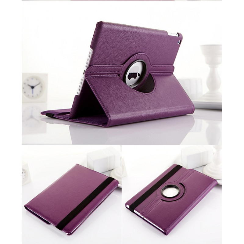 iPad Air - Fodral med roterande stöd till 9.7" iPad Air 1/2 & 2017/2018 Purple