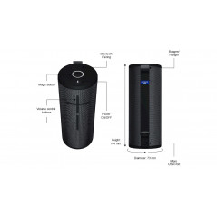 Portabla högtalare - Ultimate Ears Boom 3 Night Black bluetooth-högtalare