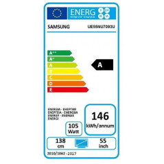 TV-apparater - Samsung 55-tums UHD 4K Smart-TV