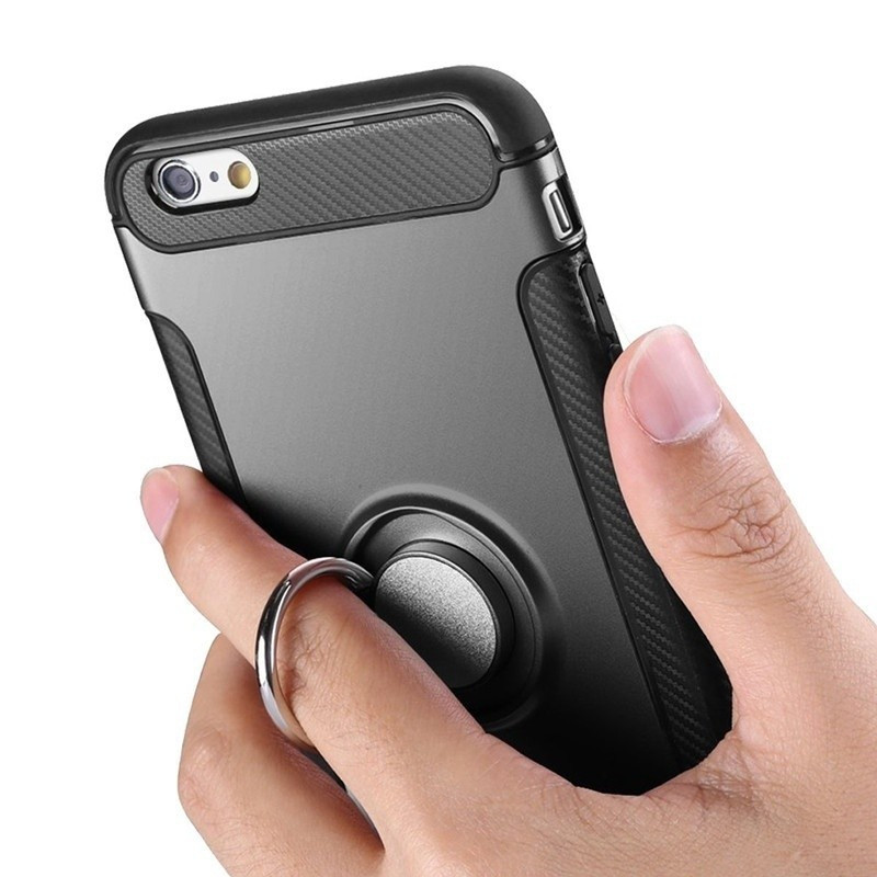 Skal och fodral - Shockproof skal med stöd och magnet till iPhone 6/7/8 Plus