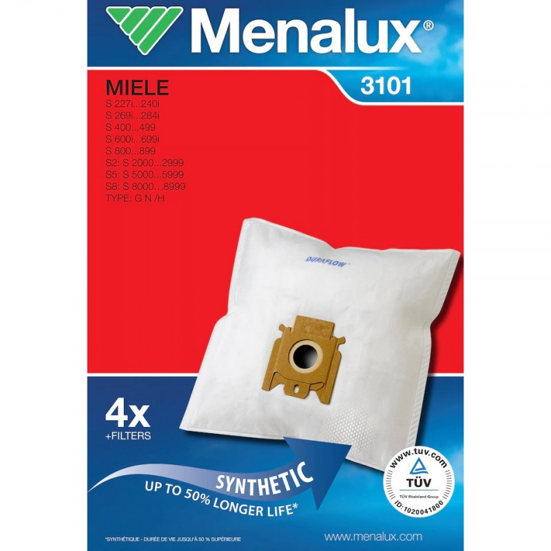 Dammsugare - Menalux 3101 dammsugarpåsar till Miele