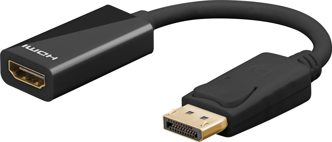 DisplayPort till HDMI-adapter med 4K 30Hz och ljud