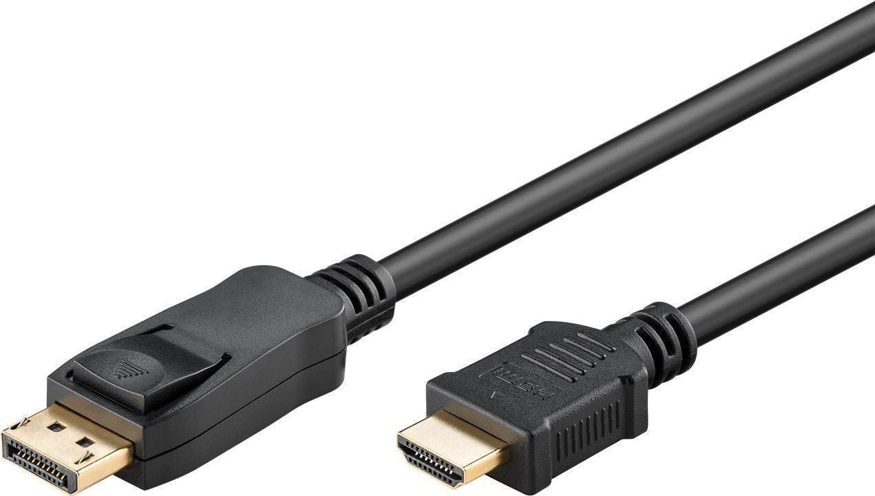 DisplayPort till HDMI-kabel Guldpläterad i flera längder (2 meter)