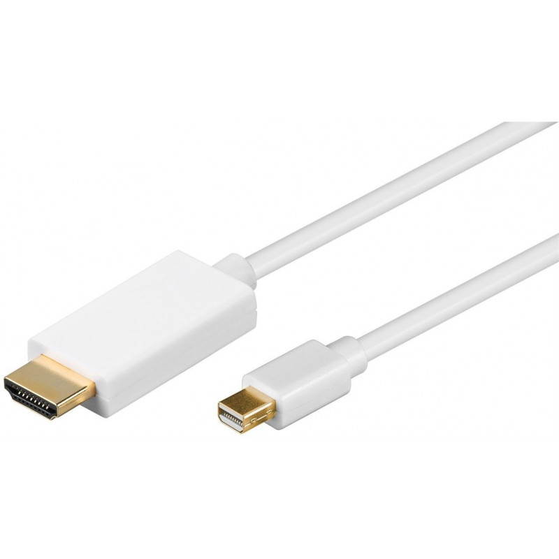 Skärmkabel & skärmadapter - Mini DisplayPort till HDMI-kabel 4K@30Hz i flera längder
