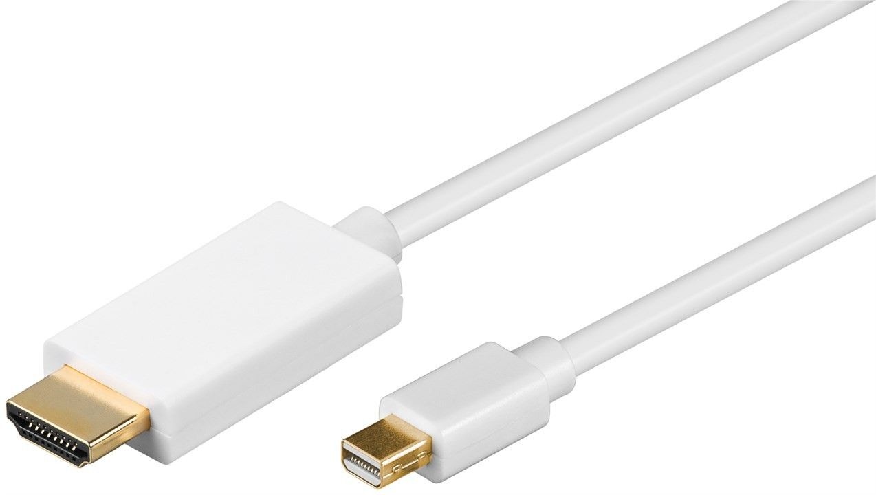 Mini DisplayPort till HDMI-kabel 4K i flera längder (2 meter)